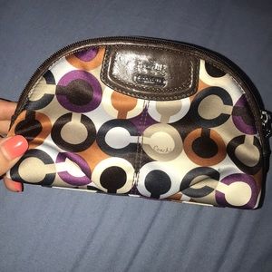 Coach makeup bag